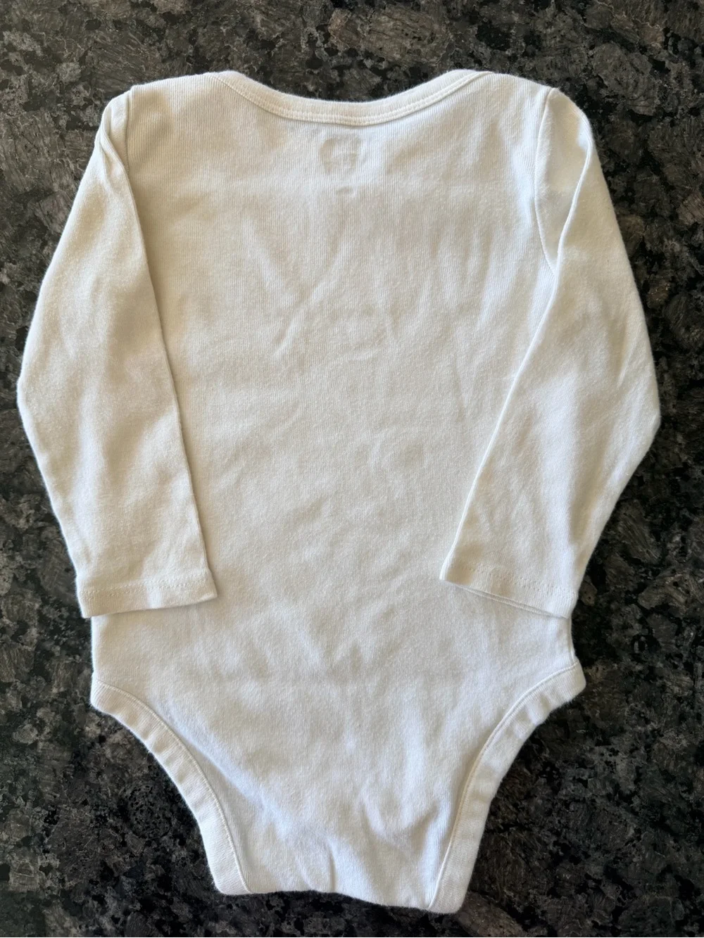 3/$15 Baby GAP White Cotton Sheep Graphic Long Sleeve Bodysuit 6-12M